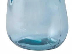 Vaas Dame-Jeanne Van Gerecycleerd Glas Pyrite H. 51 Cm - Transparant Blauw