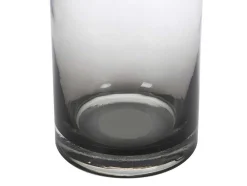Vaas Van Getint Glas - D20,5 X H30 Cm - Glas - Gerookt Grijs - Valoit