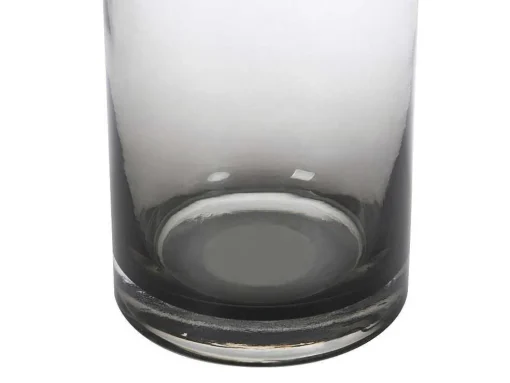 Vaas Van Getint Glas - D20,5 X H30 Cm - Glas - Gerookt Grijs - Valoit