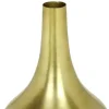 Vaas Van Goudkleurig Metaal - H30 Cm - Afwerking Van Antiek Messing - Gizeh