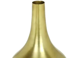 Vaas Van Goudkleurig Metaal - H30 Cm - Afwerking Van Antiek Messing - Gizeh