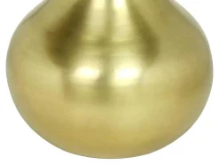 Vaas Van Goudkleurig Metaal - H30 Cm - Afwerking Van Antiek Messing - Gizeh