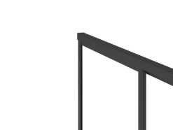 Vast Douchescherm Met Schuifdeur Met Industriele Stijl - Mat Zwart - 120 X 80 X 195 Cm - Toroni