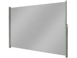Verduisterend Textiel Paneel Suela - Grijs - Uittrekbaar - L300 X H180 Cm