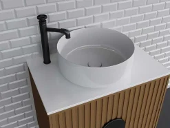Verhoogde Mechanische Mengkraan - H30,3 Cm - Matzwart - Kodva