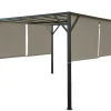 Vervangen Overkapping Voor Pergola Beja, Taupe