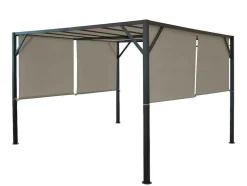 Vervangen Overkapping Voor Pergola Beja, Taupe