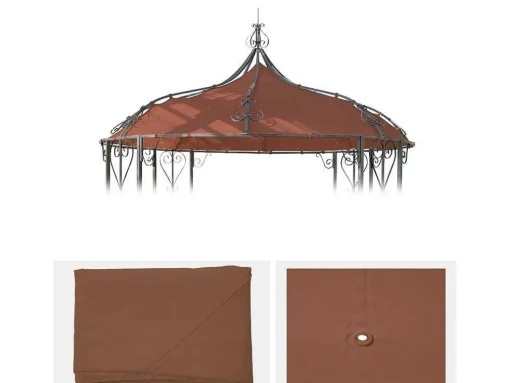 Vervangen Overkapping Voor Pergola Cabrera, Terracotta-Bruin