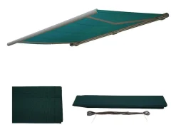 Vervangingshoes Voor Luifel H124, Polyester Blauwgroen