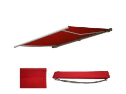 Vervangingshoes Voor Luifel H122, Polyester Bordeaux-Rood