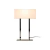 Vicenza Tafellamp, Chroom, Wit, 35 X 15 X 52 Cm, Epikasa
