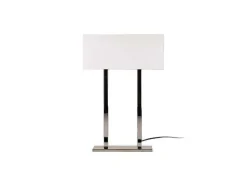 Vicenza Tafellamp, Chroom, Wit, 35 X 15 X 52 Cm, Epikasa