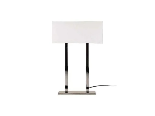 Vicenza Tafellamp, Chroom, Wit, 35 X 15 X 52 Cm, Epikasa