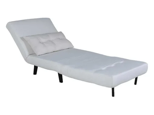 Vicky Slaapbank ,Fauteuil Wit.