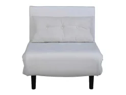 Vicky Slaapbank ,Fauteuil Wit.