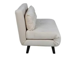 Vicky Slaapbank Velours Beige.