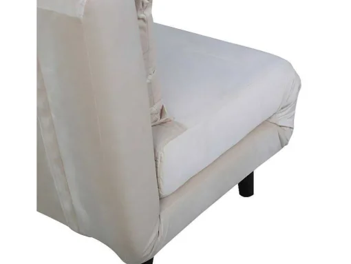 Vicky Slaapbank Velours Beige.