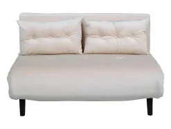 Vicky Slaapbank Velours Beige.