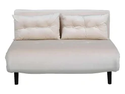 Vicky Slaapbank Velours Beige.