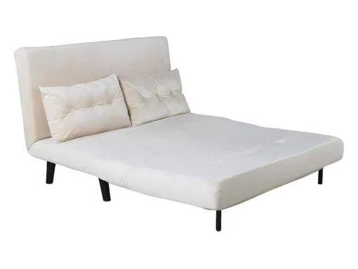 Vicky Slaapbank Velours Beige.
