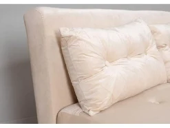 Vicky Slaapbank Velours Beige.