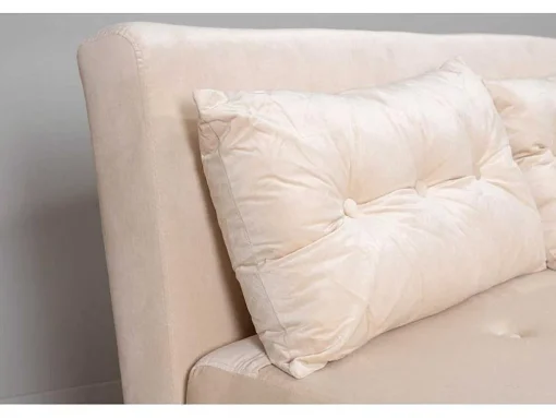 Vicky Slaapbank Velours Beige.