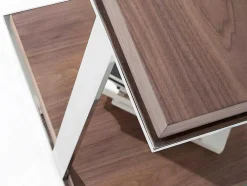 Vierkante Hoektafel Walnoot 2038 Angel Cerda