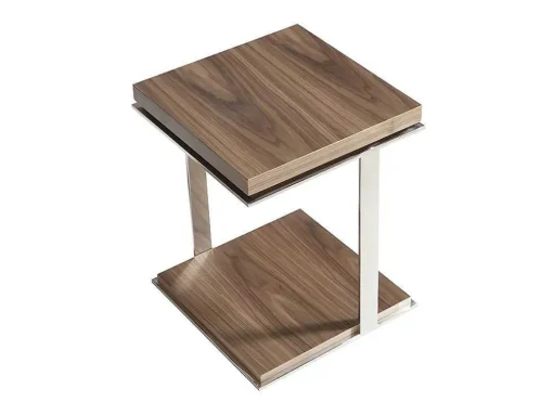 Vierkante Hoektafel Walnoot 2038 Angel Cerda