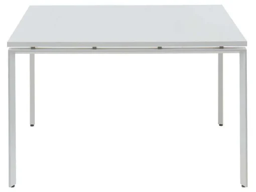 Vierkante Vergadertafel - 4 Personen - Wit - L120 Cm - Downtown