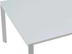 Vierkante Vergadertafel - 4 Personen - Wit - L120 Cm - Downtown