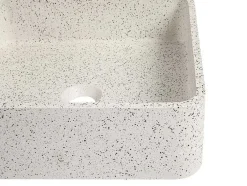 Vierkante Wastafel Om Te Plaatsen Van Terrazzo - L39 X B39 Cm - Stochi