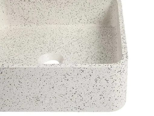 Vierkante Wastafel Om Te Plaatsen Van Terrazzo - L39 X B39 Cm - Stochi