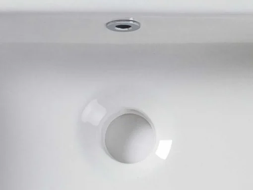 Vierkante Witte Keramische Wastafel - Verini