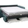 Vierzits Express Slaapbank - Stof - Blauw - Matras 14 Cm - Bevis