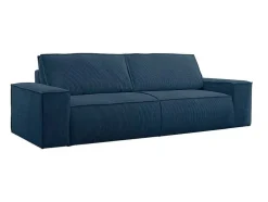 Vierzits Slaapbank Amelia Van Pascal Morabito - Ribfluweel - Blauw