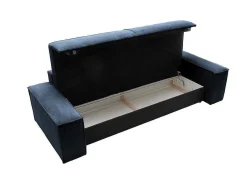 Vierzits Slaapbank Amelia Van Pascal Morabito - Ribfluweel - Blauw