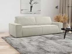 Vierzits Slaapbank Amelia Van Pascal Morabito - Ribfluweel - Beige