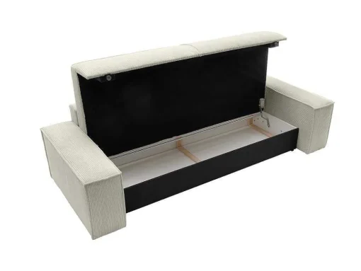Vierzits Slaapbank Amelia Van Pascal Morabito - Ribfluweel - Beige