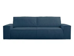 Vierzits Slaapbank Amelia Van Pascal Morabito - Ribfluweel - Blauw
