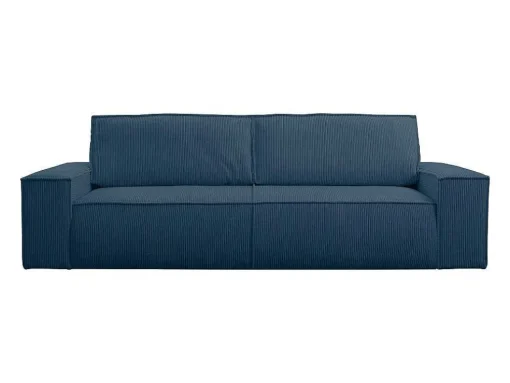Vierzits Slaapbank Amelia Van Pascal Morabito - Ribfluweel - Blauw