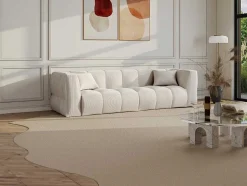 Vierzitsbank Van Beige Ribfluweel Naemia Van Maison Cephy