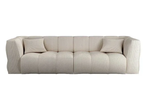 Vierzitsbank Van Beige Ribfluweel Naemia Van Maison Cephy