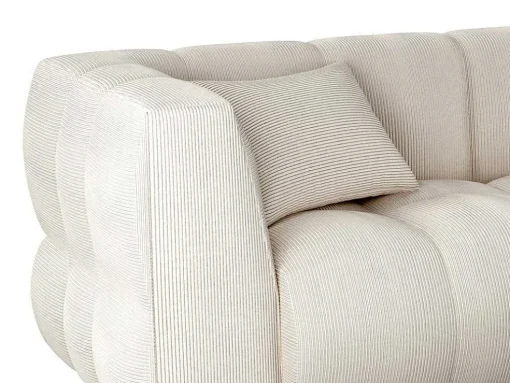 Vierzitsbank Van Beige Ribfluweel Naemia Van Maison Cephy