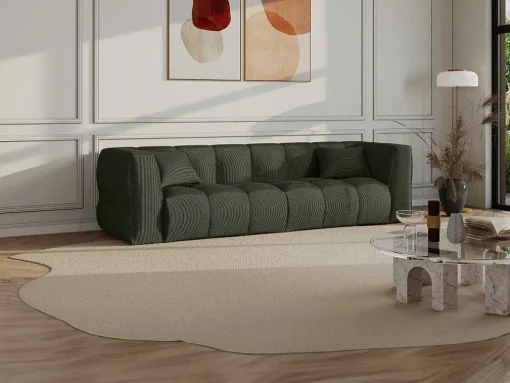 Vierzitsbank Van Groen Ribfluweel Naemia Van Maison Cephy