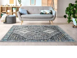 Vintage Tapijt Oosterse Stijl Clossy - 200X290Cm - Grijs