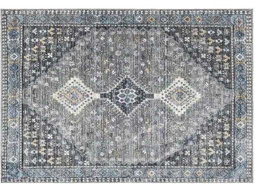 Vintage Tapijt Oosterse Stijl Clossy - 200X290Cm - Grijs