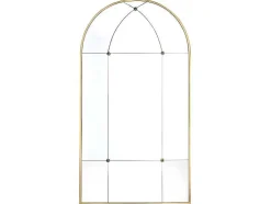 Vintage-Spiegel Van Metaal Palmyre - B80 X H150 Cm - Verouderd Goudkleurig