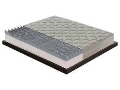 Visco-Elastisch Schuimmatras - 5 Cm Schuim - 9 Comfortzones - Hoogte 25 Cm 120 X 200 Cm