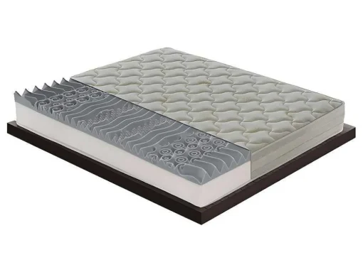 Visco-Elastisch Schuimmatras - 5 Cm Schuim - 9 Comfortzones - Hoogte 25 Cm 180X200 Cm