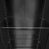 Vitrine L 166Cm Met Led - 3 Glazen Planken - Zwart